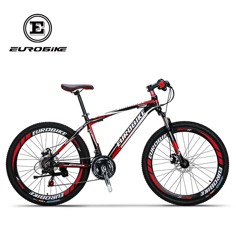 EUROBIKE GTR 21 скоростной алюминиевый горный велосипед двойной дисковый тормоз горный велосипед - Цвет: Многоцветный