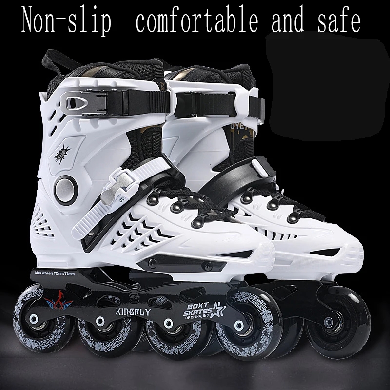 

White Outdoor Skates shoes Inline Skates Adult Roller Boots Sneaker Athletic shoes