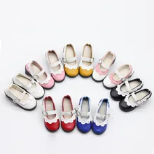 1 Pair Lace up PU Leather Lolita Strap Shoes Block Heel Shoes for 1/3 BJD SD AOD Dollfie Doll Shoes Doll Clothes Accessories 1 3 bjd clothes bjd lace underwear sets bra doll clothes dod as dz sd doll accessories