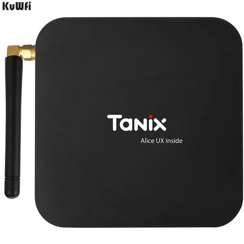 Смарт ТВ приставка KuWFi Android 7 0 Allwinner H6 4 + 32 ГБ EMMC Wi Fi 2 5 8 ГГц|ТВ-приставки и