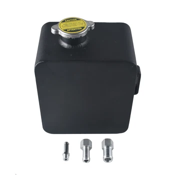 

Pouvoir Universal 2.5L Aluminium Water Coolant Header Overflow Expansion Tank Can Black