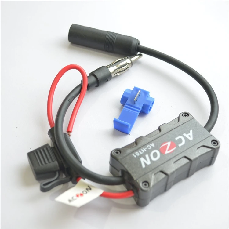 Universal Automobile Car FM AM Radio Stereo Antenna Signal Amplifier Booster