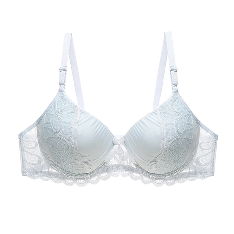 Julexy пуш ап женский бюстгальтер кружевной однотонный soutien gorge femme B C Cup brasieres нижнее
