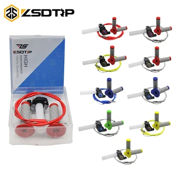 

Alconstar 22mm Twist Throttle Accelerator Handle Grips and Cable Set for 50cc 150cc 250cc Mini Bike ATV Quad Pit Bike Dirtbike