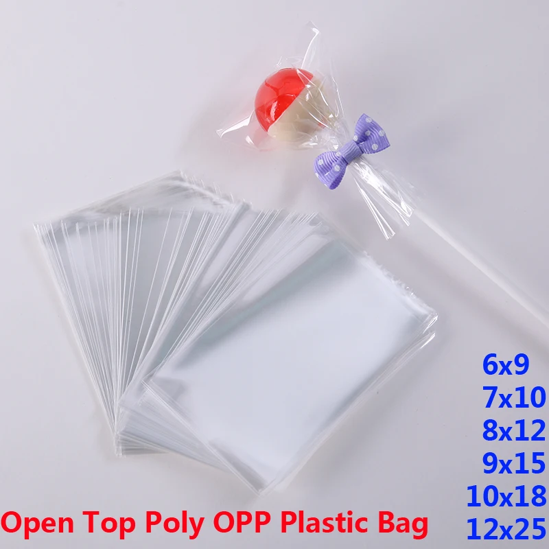 

Clear Poly OPP Plastic Packaging Bags Small Plastic Baggie Party Bag for Candy Cookie Toy Jewelry Soap Packing Gift Pouch Favors