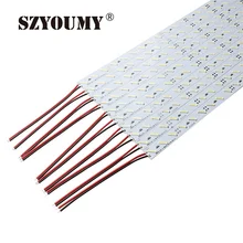 SZYOUMY Высококачественная светодиодная жесткая лента 8520 72 Светодиодная лампа 12 В SMD 8520 холодная Белая светодиодная жёсткая планка 1 м 300 шт