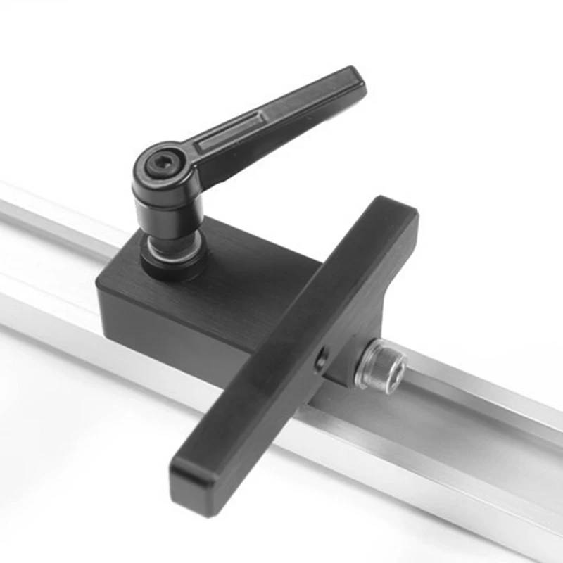 Metal Drillpro Miter Track Stop for T-Slot T-Tracks Wood Working Tool _WK