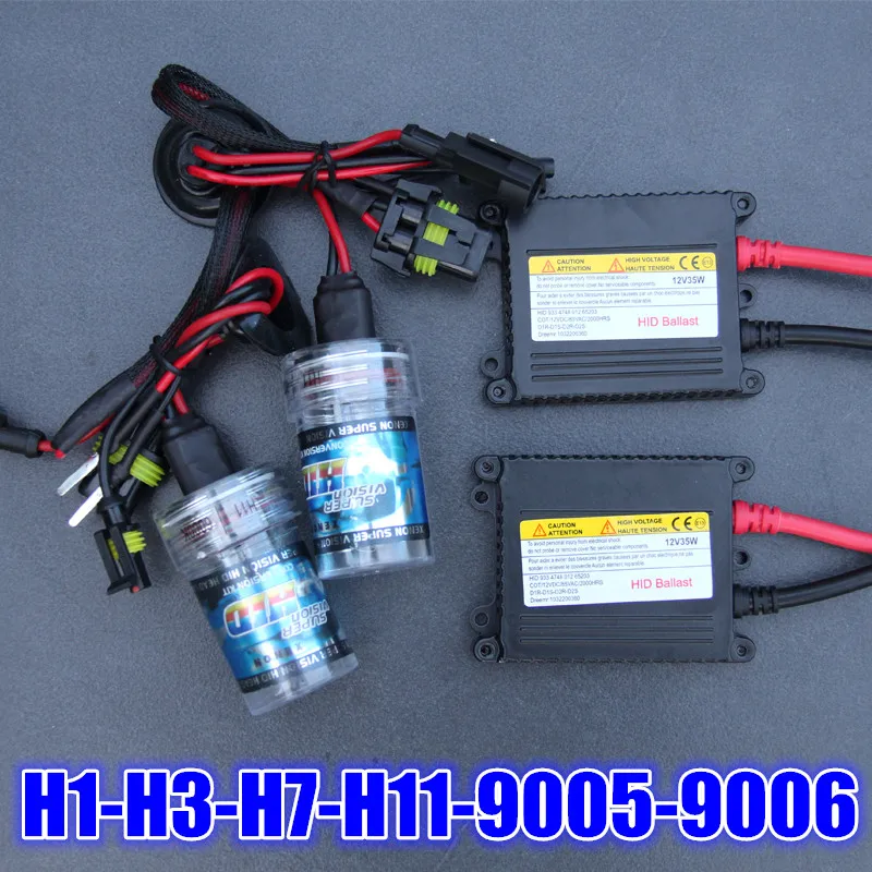 XENON DC HID Conversion Kit 12 В 55 Вт H1 H3 H7 H11 9005 9006 880 881 лампы тонкий балласта фары автомобиля лампа