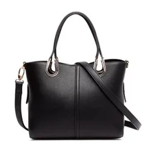 2015 neue ankunft mode vintage frauen schulter handtasche hohe qualität pu-leder verbund tasche casual tote drop shipping