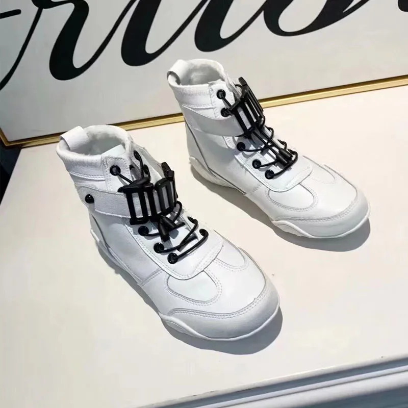 Koop Snearker luxe designer nieuwe modellen vrouwen lederen mix kleur merk model schoenen fashional lederen comfortabele vrouwelijke