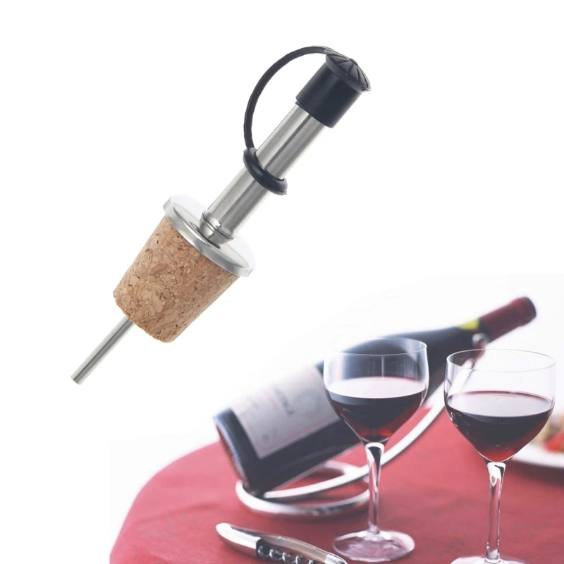 High Quality Stainless Steel Wine Oil Bottle Pourer Vinegar Spout