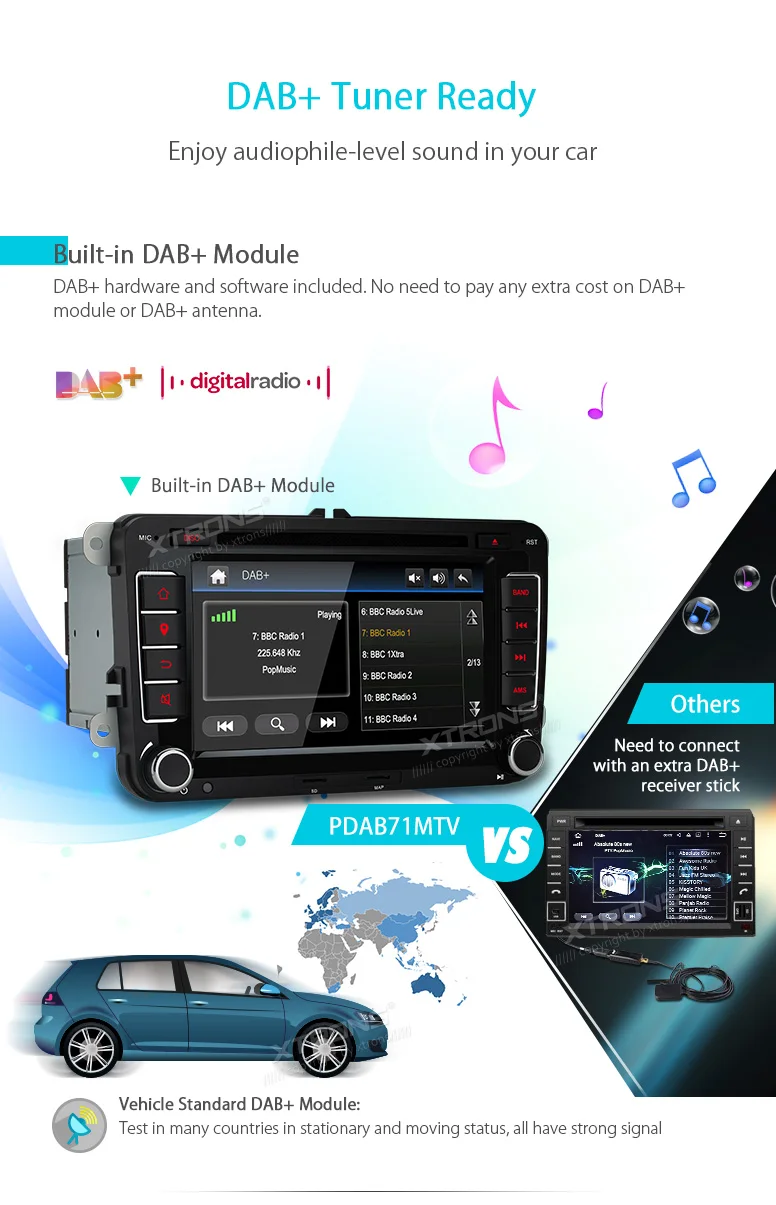 Cheap 7" Car DVD radio for Skoda Fabia 2007-2014 & Fabia Com2006-2015 with Built-in Vehicle Standard DAB+ Modulebi 2008-2014&Roomster 5 Cheap 7" Car DVD radio for Skoda Fabia 2007-2014 & Fabia Com2006-2015 with Built-in Vehicle Standard DAB+ Modulebi 2008-2014&Roomster 5