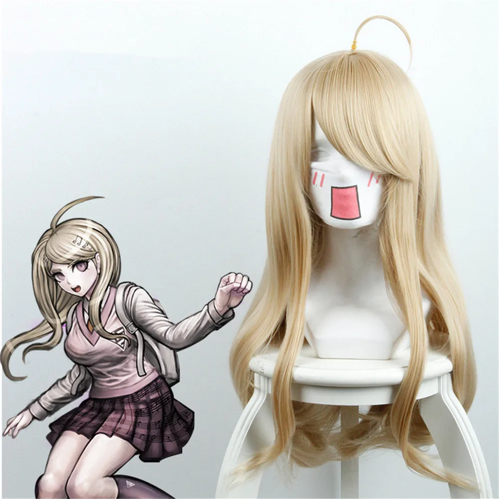 Парик для косплея из синтетических волос Dangan Ronpa Danganronpa V3 Kaede Akamatsu | Тематическая