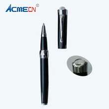 Фирменная Ручка-роллер, 38 г, тяжелые ручки, полимерный логотип, деревянный узор и черные жидкие чернила, ручка, кристальная ручка, Топпер, металлические ручки для письма