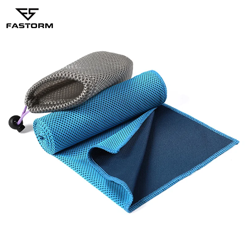 FASTORM 12*40 INCH Microfiber Sport Towel Instant Cooling Heat Relief