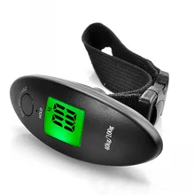 Портативный 40 кг/100 г Электронный багаж походные Весы Ручной ремень чемодан сумка весы Мини цифровой висячий баланс веса