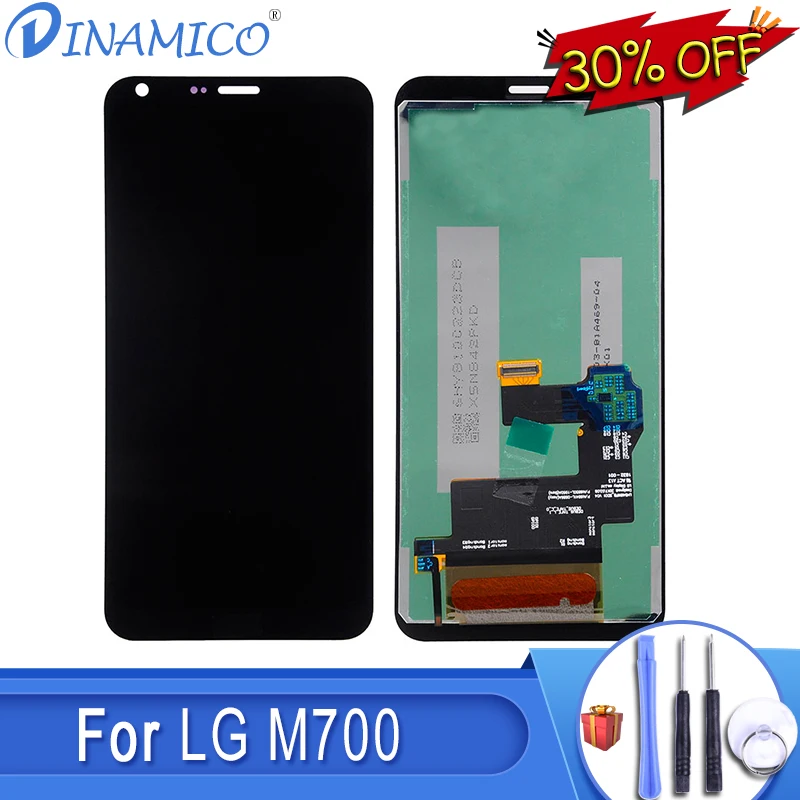 

Dinamico Promotion Q6 Lcd For LG M700 Lcd Touch Screen Digitizer Assembly M700A US700 M700H M703 M700Y Q6A Display With Frame