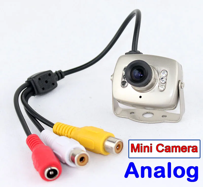 

Super Small 6 LED Infrared Night Vision 600TVL CMOS Color CCTV mini Camera 3.6mm Lens Video Audio Surveillance Monitor Camera