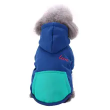 Pet Пальто Собака Куртка осень-зима весенняя одежда щенок кошка свитер Костюмы пальто Одежда для щенков W1