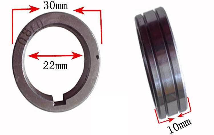 2 шт. binzel Железный ролик для подачи проволоки для сварочного аппарата 30x22x10 мм проволочное колесо