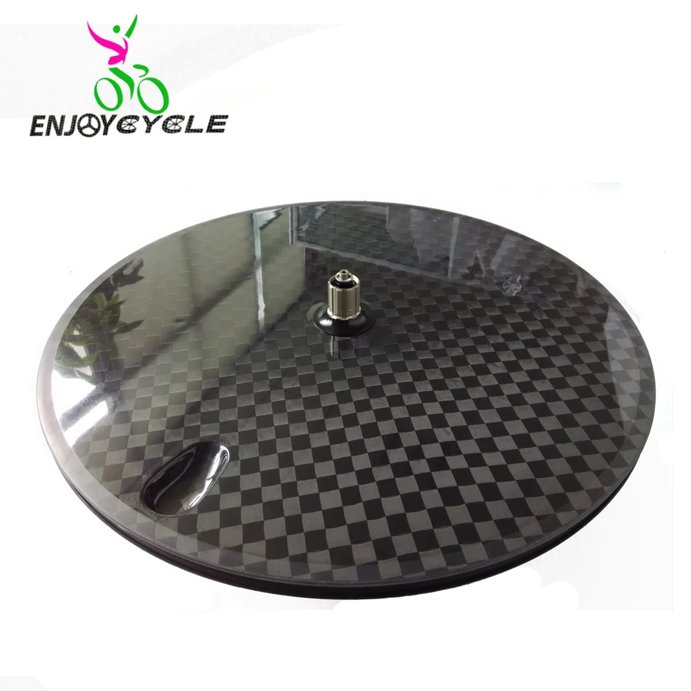 

HOT ! Unique design  carbon Biycle rear  disc wheel 700C clincher road wheel Triathlon TT bike 18k glossy tubular disc wheelset
