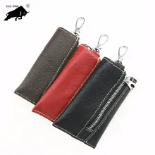 ZYD-COOL, натуральная кожа, ключница, маленький держатель для ключей, Мужская ключница, держатель для ключей, портативный Органайзер