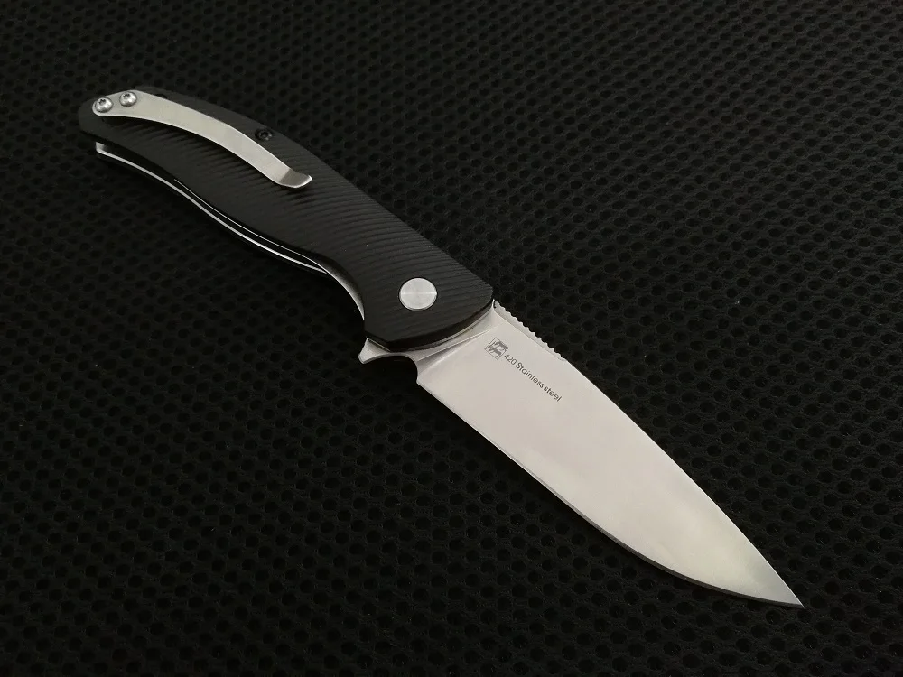 DX версия jonnyjamie бренд Speedball мини F3 EDC нож 420 лезвие из нержавеющей стали черный и коричневый FRN ручка Походный карманный нож s