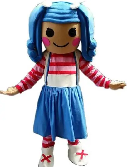 Best lalaloopsy девушка-талисман костюм рождественское праздничное платье Хэллоуин талисман костюм