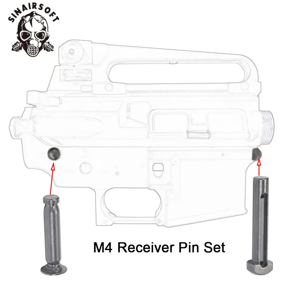 Металлический быстроразъемный повысить замок для двери кузова приемник собрать Pin-набор для AEG M4/M16 Пейнтбол для страйкбола, охоты, стрельбы