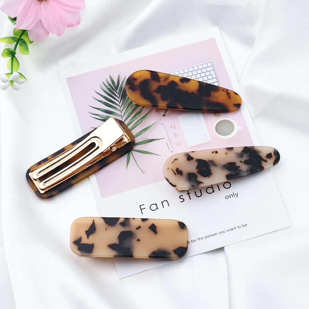 

1pc New Fashion Simple Leopard Hair Clips Girls Hairpins BB Clips Barrettes Headbands For Womens Hairgrips Hair Accessories