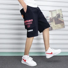 Тренд японский летний оснастки корейской версии Tide бренд пять очков спортивные простые мужские Свободные повседневные шорты