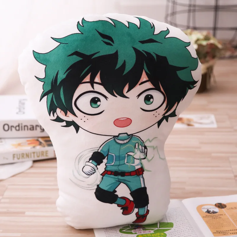 Janpanese Anime My Hero Academia Soft Stuffed Plush Toys My Hero Pillows Plush Doll Toys For Children Christmas Pillow Gifts