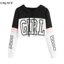 SAGAC2018, осенне-зимняя толстовка, harajuku, Женский Повседневный пуловер с длинными рукавами, modis, негабаритная Женская толстовка