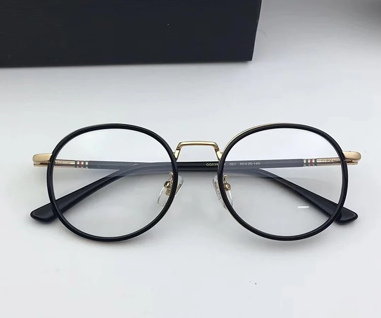 Винтажный бренд наивысшего качества ацетатная оправа для очков оптические очки для женщин и мужчин оригинальная коробка чехол по рецепту линзы - Цвет оправы: Черный