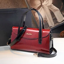 ICEV европейский стиль Модный высококачественный вечерний клатч роскошные сумки женские сумки дизайнерские бостонские лакированные кожаные Сумки Sac