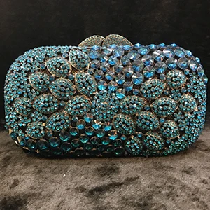 Women Bag Wedding Clutch Bags Luxury Crystal Diamonds Party Clutches Fashion Purple Stones Purse Women Bag Wedding Clutch Bags Luxury Crystal Diamonds Party Clutches Fashion Purple Stones Purse