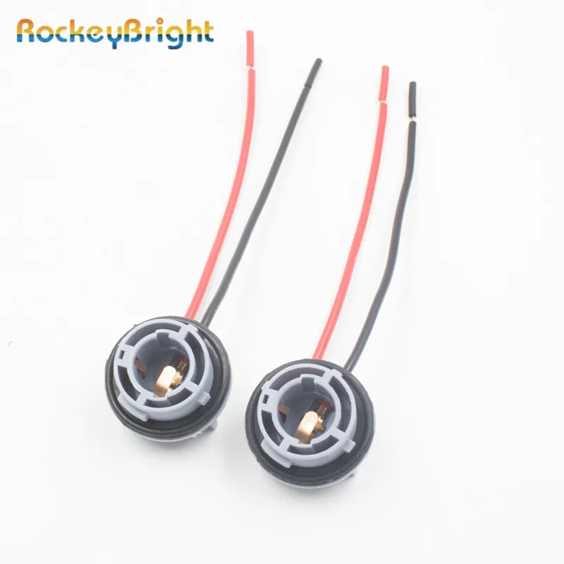 Rockeybright 12-110 шт. 1156 BA15S 1157 BAY15D 7440 7443 светодиодный сигнальный светильник держатель лампы гнездо кабель жгут проводов разъем