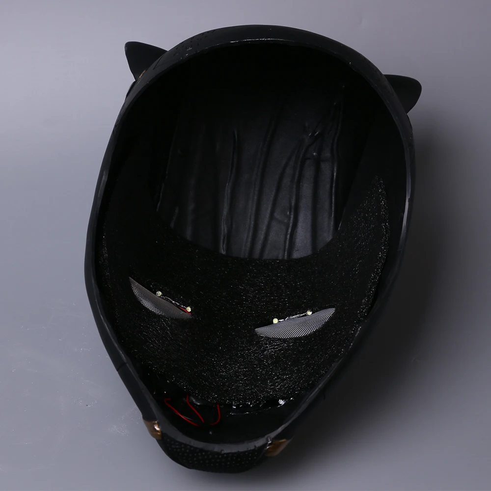 2018 New Gold Black Panther LED Helmet Avengers Superhero LED Helmet Party Props (36)