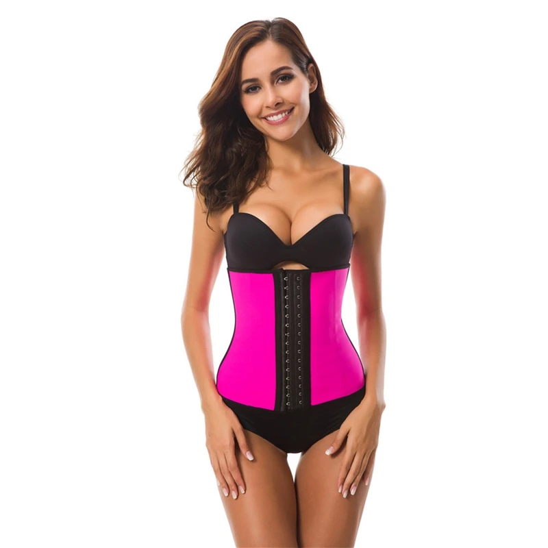 

Latex Rubber Body shaper for women sexy lady Shapewear Waist Trainer Cincher lose weight Shaper Burning Slim Belt Corset Bustier