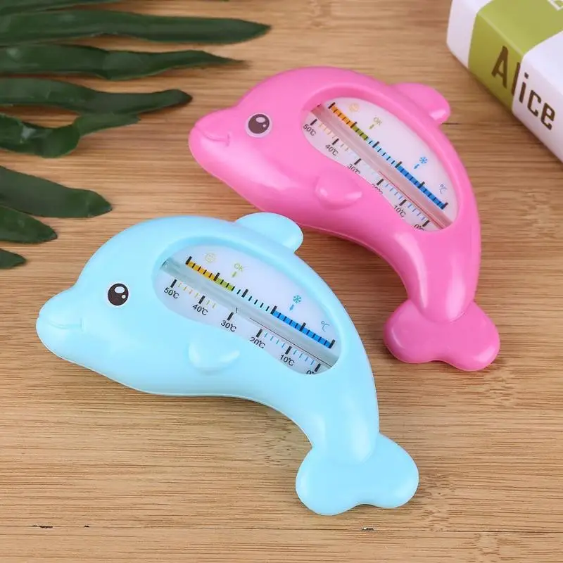 Мультфильм плавающий Прекрасный Дельфин водный термометр Детская ванна душ термометр игрушка датчик для ванны термометр уход за ребенком аксессуары