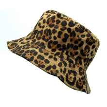 Новая модная летняя леопардовая шляпа с животным принтом, рыболовная Кепка для женщин и мужчин, уличная шляпа для путешествий, складная Кепка От Солнца s