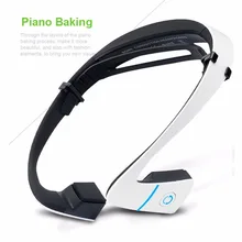 Newest LF-18 Wireless Bluetooth 4.0 Headset Waterproof Stereo Neck-strap Headphone Bone Conduction NFC Hands-free Smart Earphone