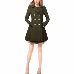 Lisa Colly Women's Long Coats Fashion Spring Autumn Casual Ladies Coat Jackets Overcoat Big Size S-4XL