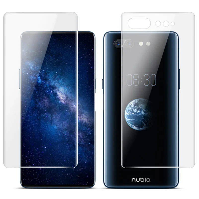 

Ultra-thin Transparent Front Back Full Cover Soft Hydrogel Film For ZTE Nubia X Screen Protector Soft Protective Film