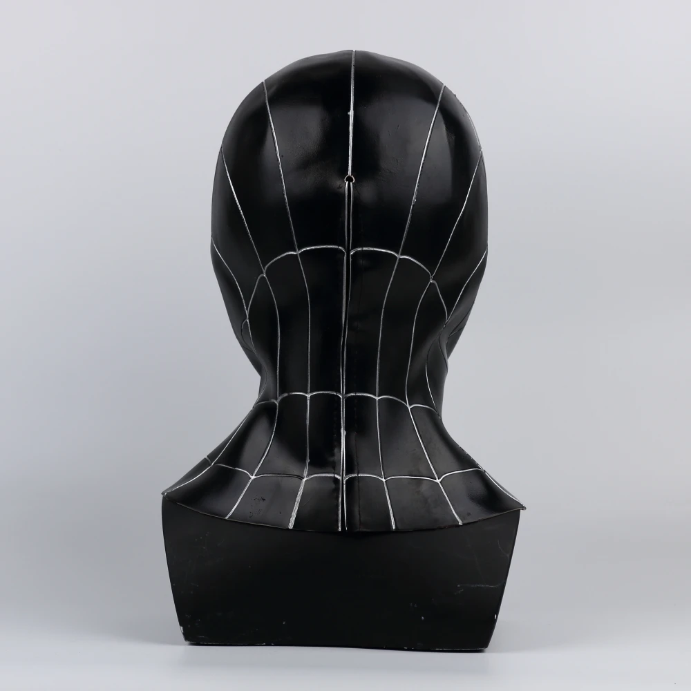 New Avengers Infinity War Superhero Spiderman Mask Red Black Cosplay Full Head adult party Halloween pvc mask prop (8)
