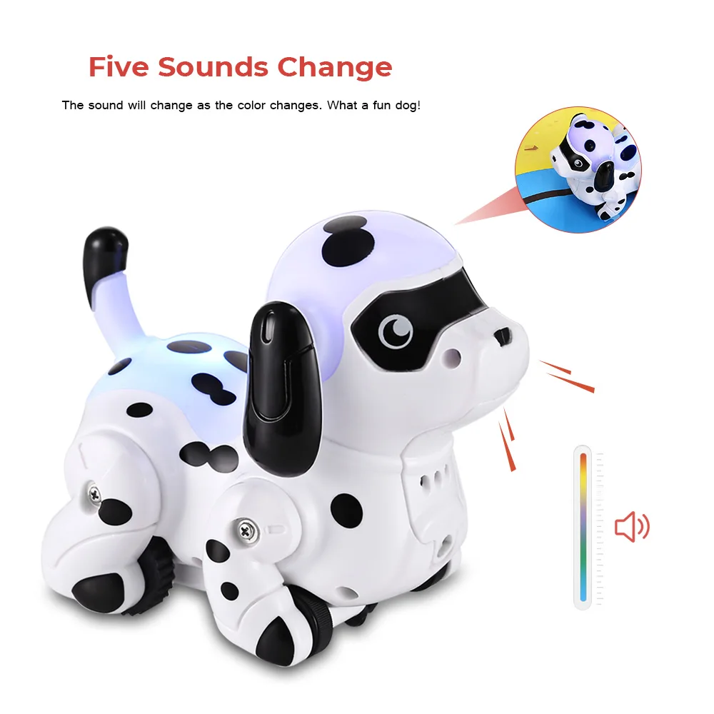 HAPPYCOW № 777-614 электронный питомец ручка для отслеживания линии индукции собака изменения Цвет электронный питомец мигающий звук игрушка для