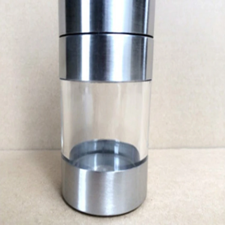 50pcs/lot Stainless Steel Manual Salt Pepper Mill Grinder Muller Kitchen Mill Muller For Spice Seasoning Kitchen Accessories
