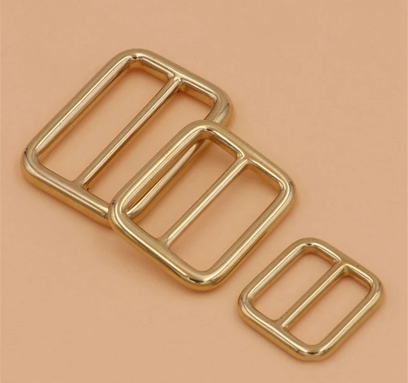 

Solid Brass Bra Ring Buckle for NonWelded Adjustment Webbing Strapping Dog Collar leather belt diy craft trimits accessories