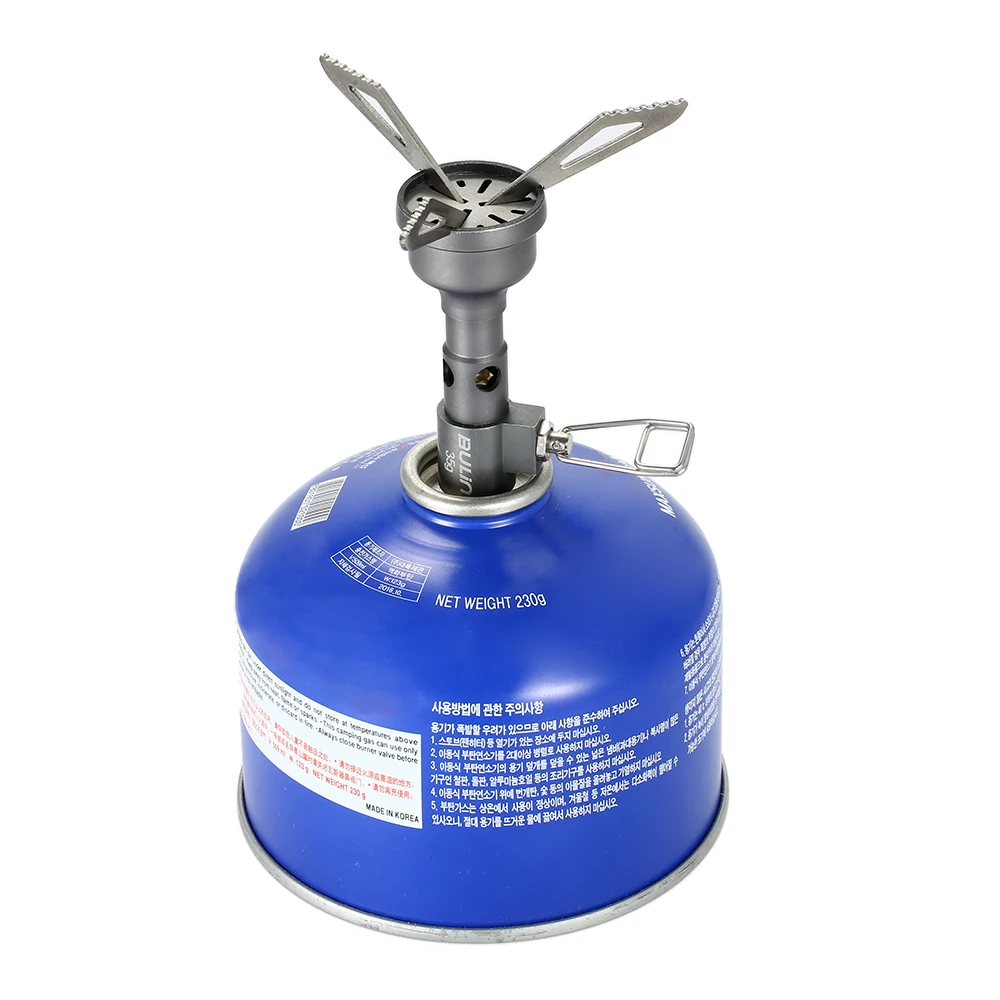

Portable Ultralight Metal Gas Stove Titanium Stove Camping Outdoor Pocket Gas Cookin Stove Outdoor Lightweight Picnic Mini-stove