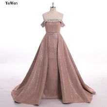 Дубай дизайнерское розовое бургундское бисерное роскошное тонкое сексуальное вечернее платье Русалка винтажное элитное вечернее платье YeWen настоящая фотография